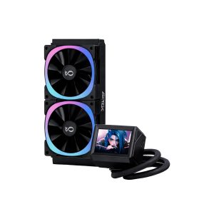 Water Cooler Gamer Aitek RGB LCD Customizável 250W TDP Alta Performance - DELTA-CW240LCD