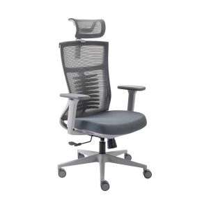 Cadeira Ergonômica Elements Vertta Cinza para Home Office e Estudo Ajuste de Altura e Lombar Estrutura Reforçada - ELEM-70053