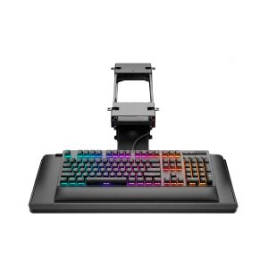 Suporte Retrátil Para Teclado Oderço com Apoio em Gel Bandeja Ergonômica Ajustável com Trilho Deslizante para Mesa - PLMST01A