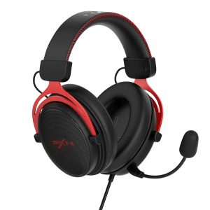 Headset Gaming Konlin II PXN Modo 7.1 RGB Microfone Removível - PXN-KONLIN-II - Vermelho