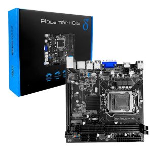 Placa-Mãe H61 DDR3 Aitek Micro ATX LGA1155 com HDMI, VGA e Slot M.2 - DELTA-H61M2