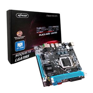 Placa Mãe Intel LGA1155 B75/H77 DDR3 Knup HDMI SATA USB 3.0 Micro-ATX - KP-B75