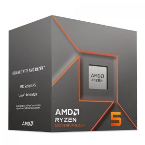Processador AMD Ryzen 5 8400F AM5 4.2Ghz 6 Cores 12 Threads 22MB S/ Vídeo C/ Cooler 