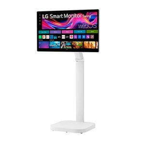 Monitor Touch LG Swing 32U889SA-W IPS Streaming WebOS 4K UHD 32" USB-C base móvel com rodas  - 32U889SA-W
