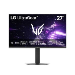 Monitor LG UltraGear™ 27G440A-B, 240Hz, Tela IPS FHD 27", 1ms (GtG), NVIDIA G-SYNC, AMD FreeSync Premium, Ajuste ergonomia Pro Gamer, sRGB 99% (Typ.) & HDR10  - 27G440A-B