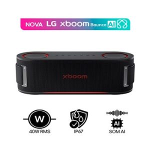 LG xboom Bounce by will.i.am - Caixa de Som Bluetooth com Radiadores Passivos - BOUNCE